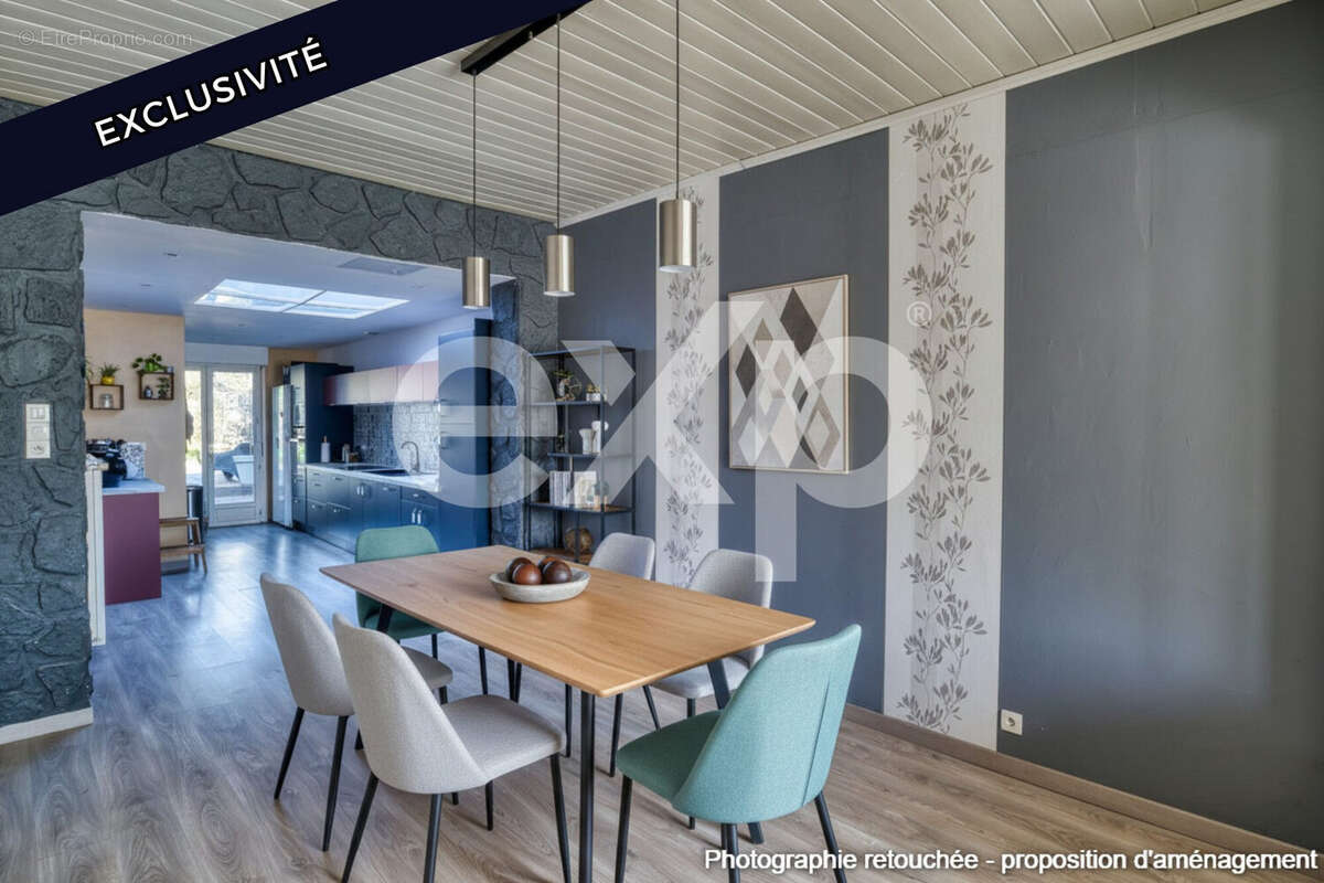 salle à manger-proposition aménagement - Maison à HEM