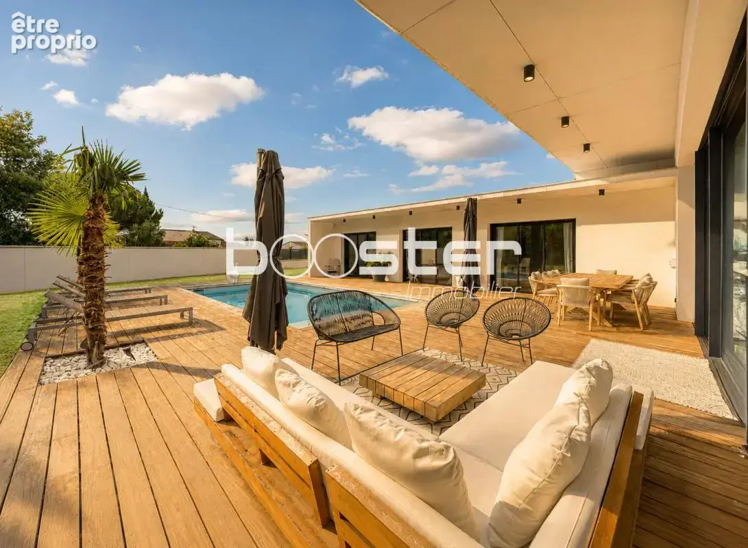 EXCLUSIVITE BOOSTER !!!! Superbe villa d'architecte  contemporaine d’exception à Balma de plain pied : 180 m² de plain-pied avec - photo 8