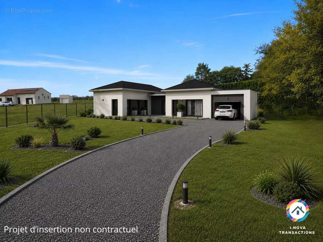 Terrain plat et viabilisé, 1 100m² entre Mazères et Saverdun - photo 2