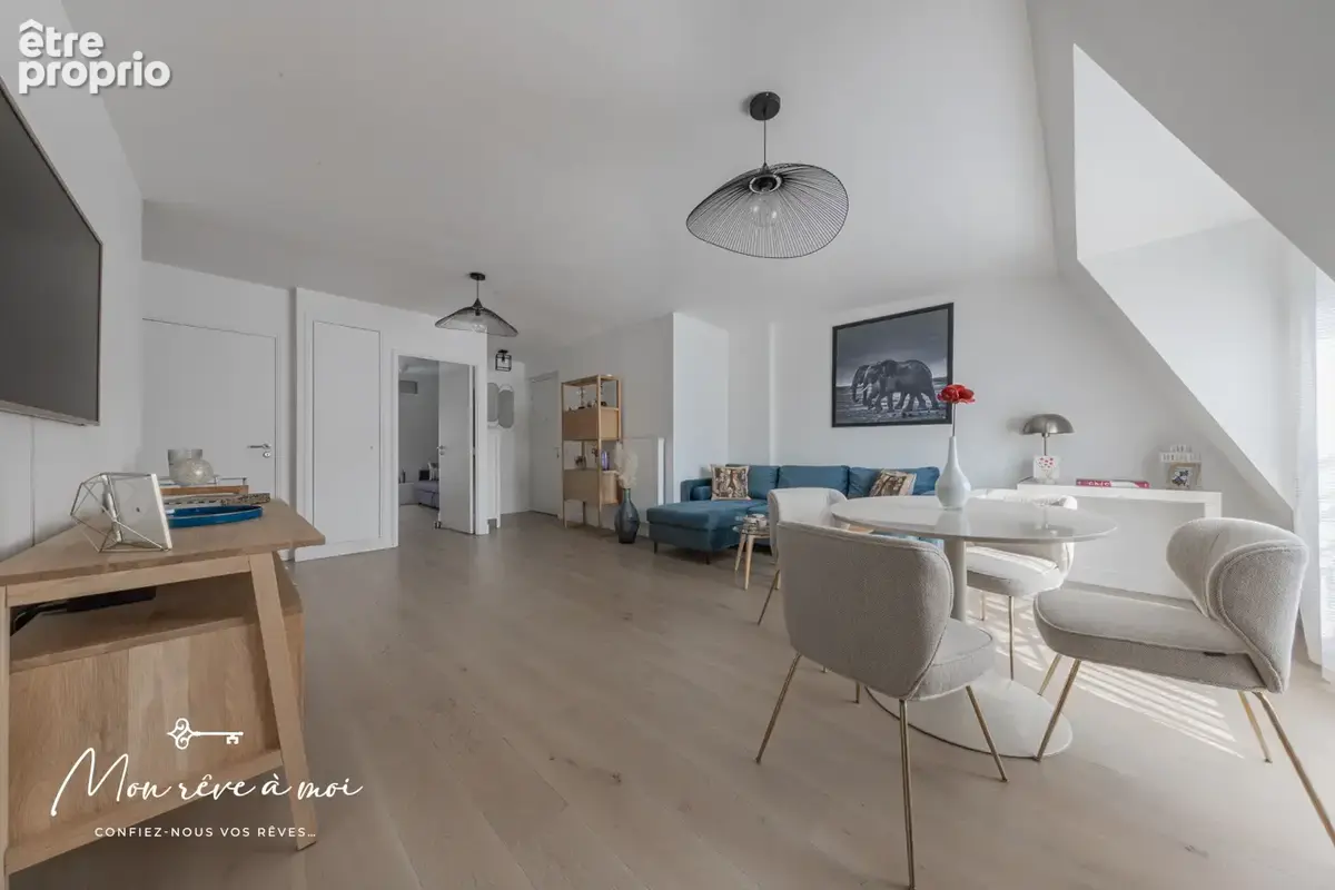 Appartement de 65m2 traversant, lumineux et au dernier étage - photo 3