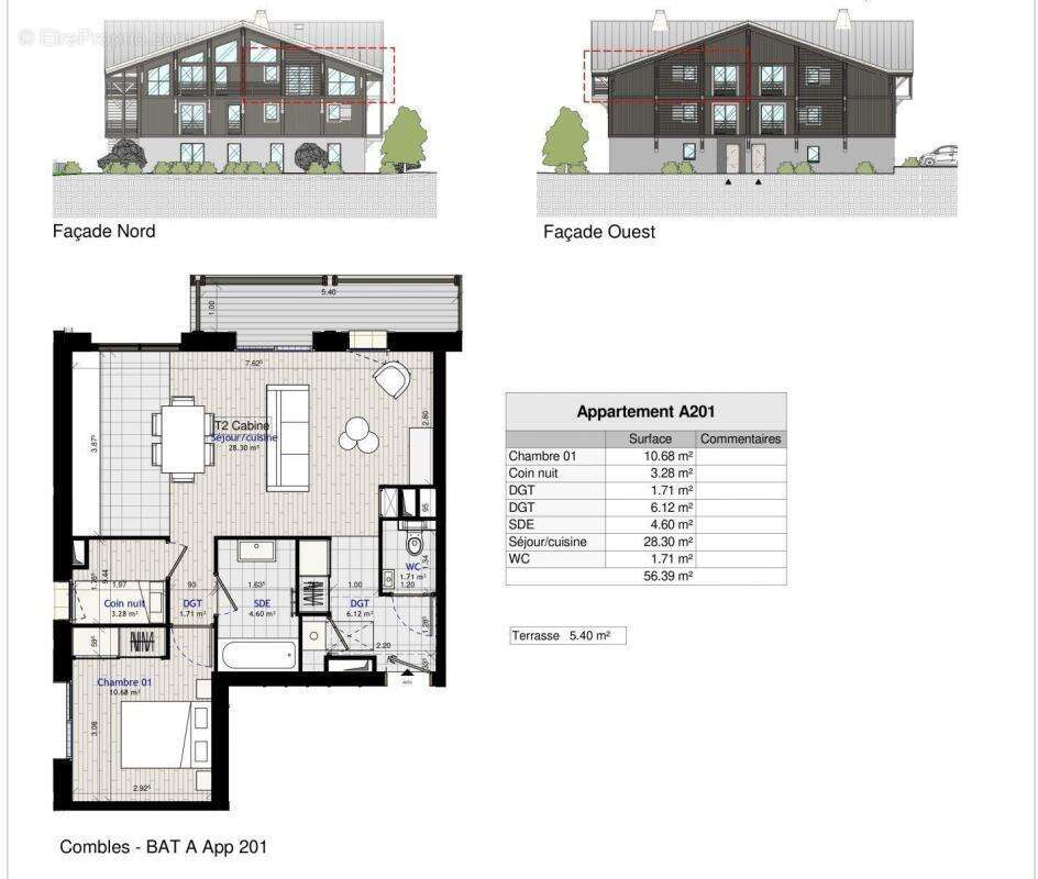 Appartement à MORILLON