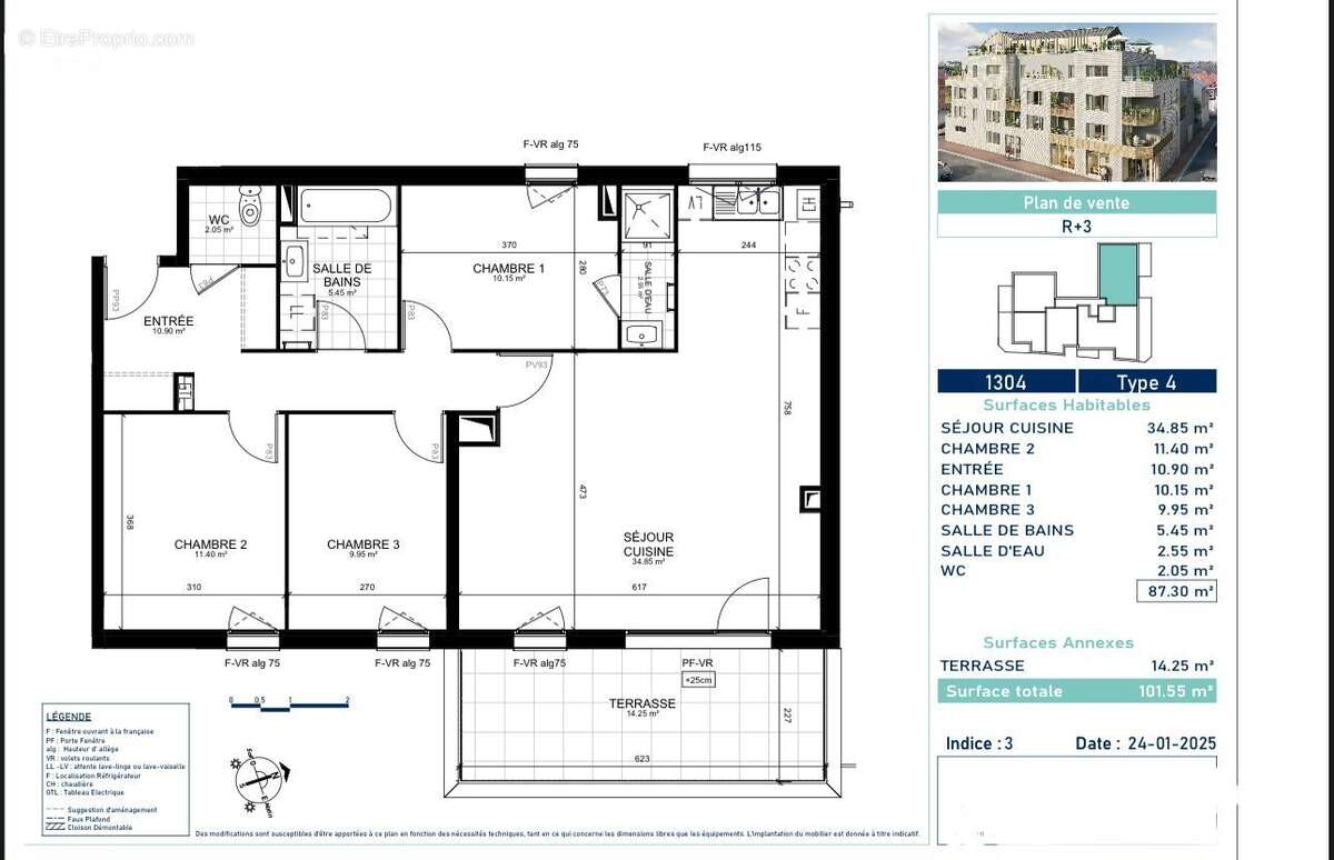 Appartement à MARCQ-EN-BAROEUL