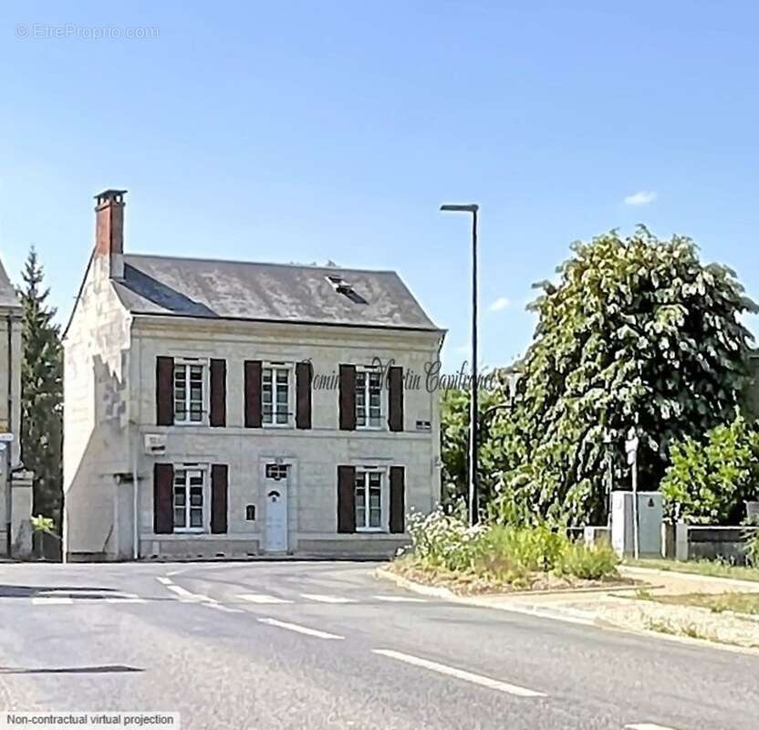 LA CHARTRE SUR LE LOIR (72)-Vue imprenable sur le Loir – Maison familiale rénovée avec jardin d'exception à 500 m du centre-vill - photo 19