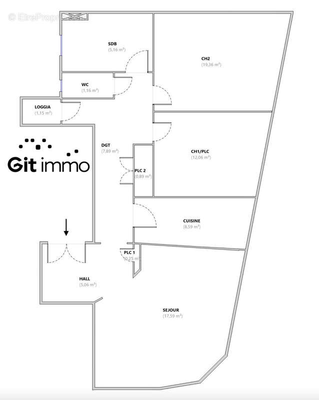Appartement à MARSEILLE-1E