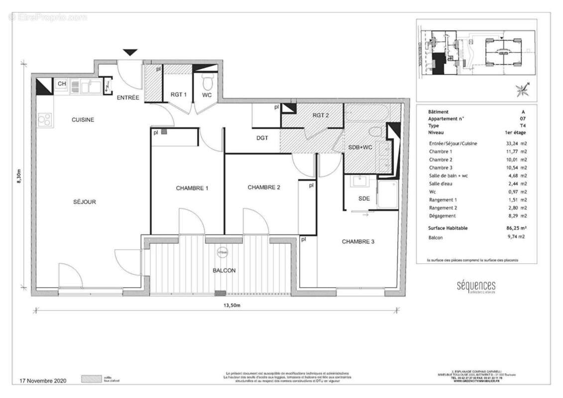 Appartement 4 pièces quartier Croix-Daurade/Borderouge - photo 3