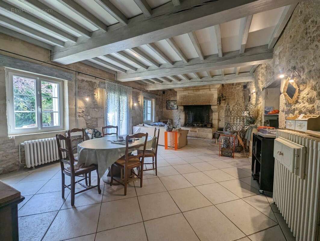 salon/séjour - Maison à RAUZAN