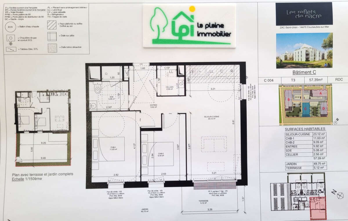 Appartement à COURSEULLES-SUR-MER