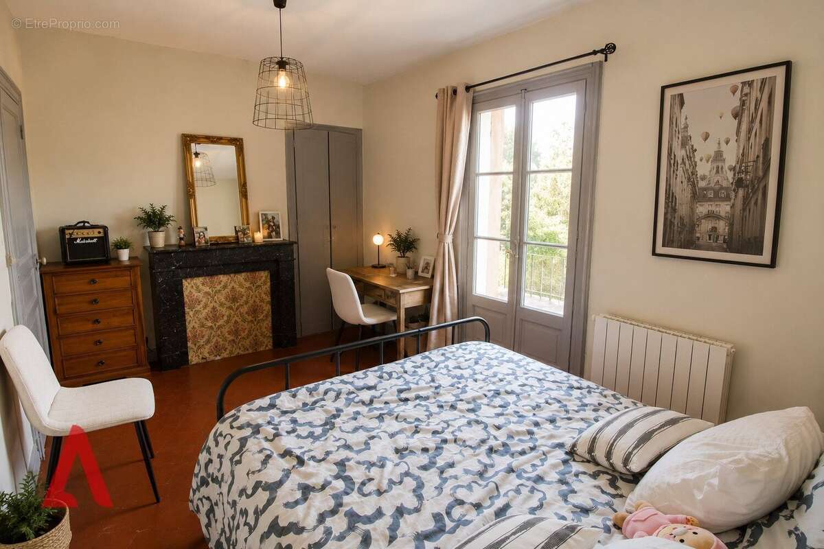 Belle maison de caractère au cur de Magalas  4 chambres, superbe terrasse couverte avec vue  149 000  - photo 3