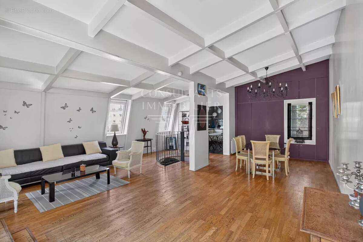 Boulogne Porte de Saint-Cloud . DUPLEX TROIS CHAMBRES - photo 20