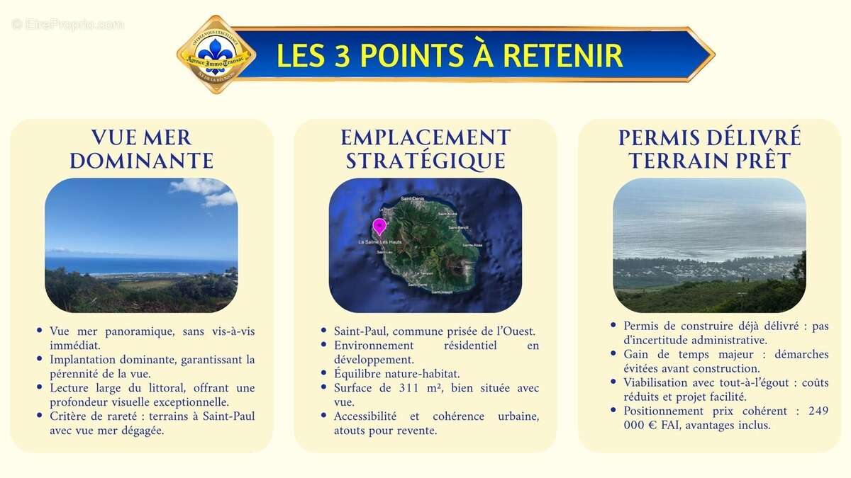 Terrain à SAINT-PAUL