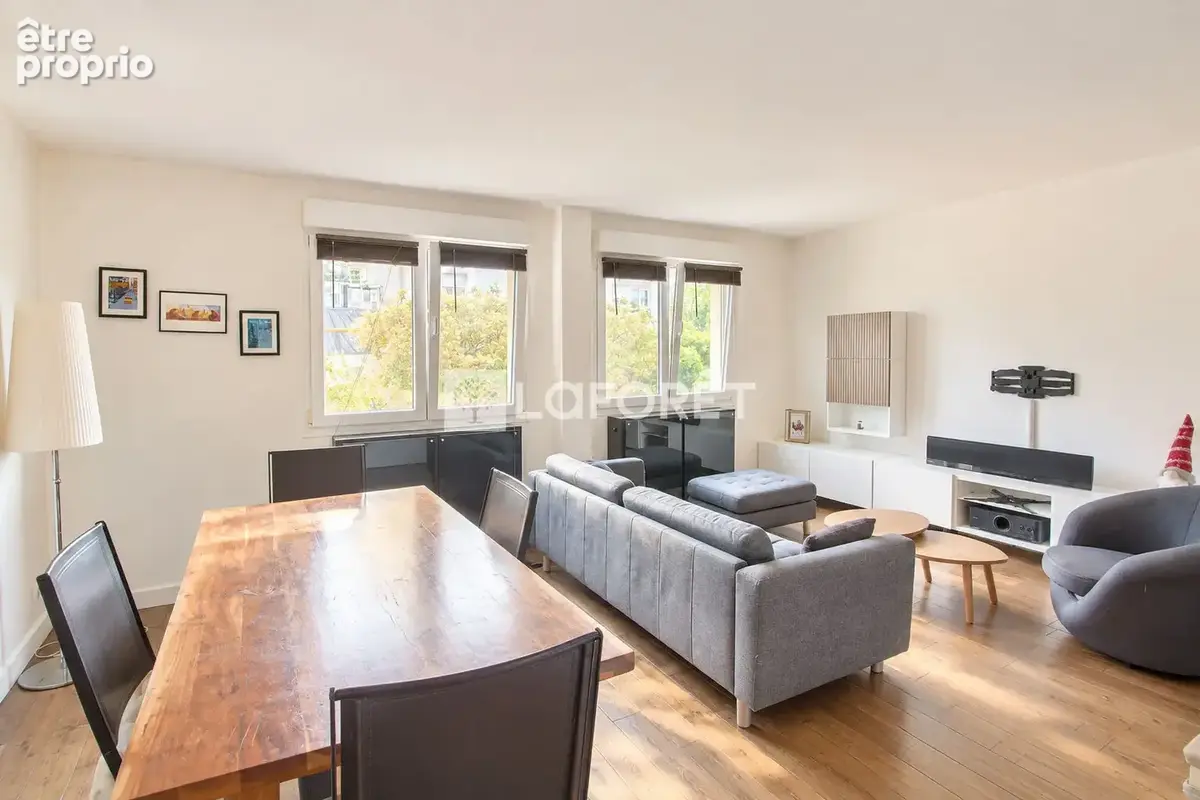 Nanterre centre 105 m² - 3 chambres - séjour 40 m² - parking - photo 4