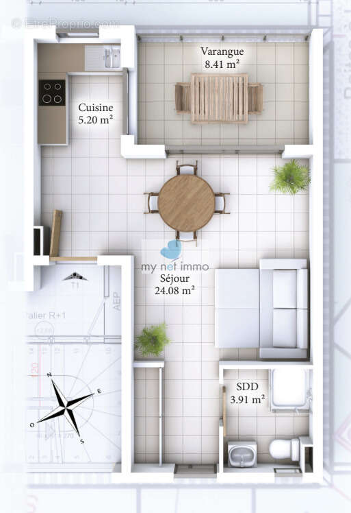Appartement à SAINTE-ANNE