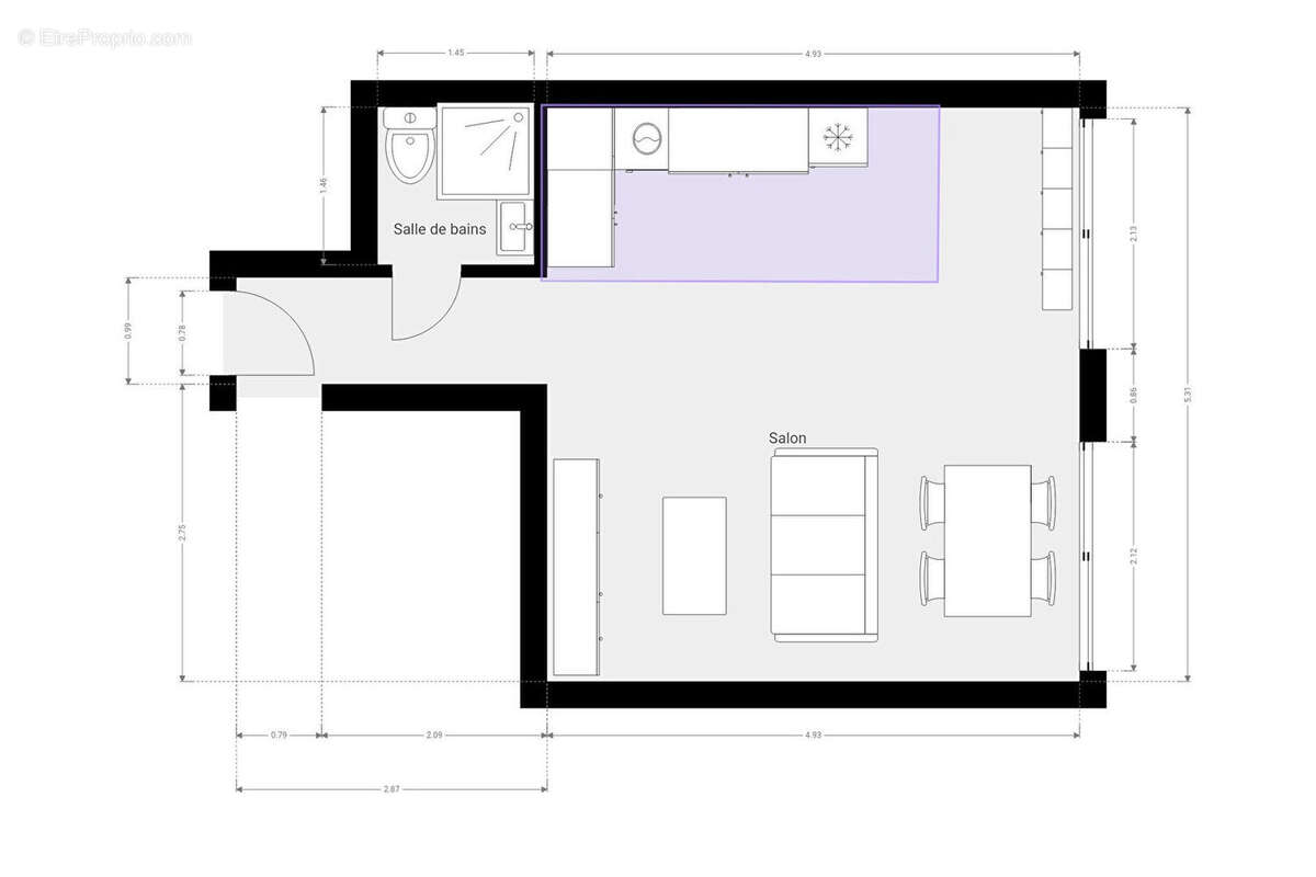 Appartement à PARIS-13E