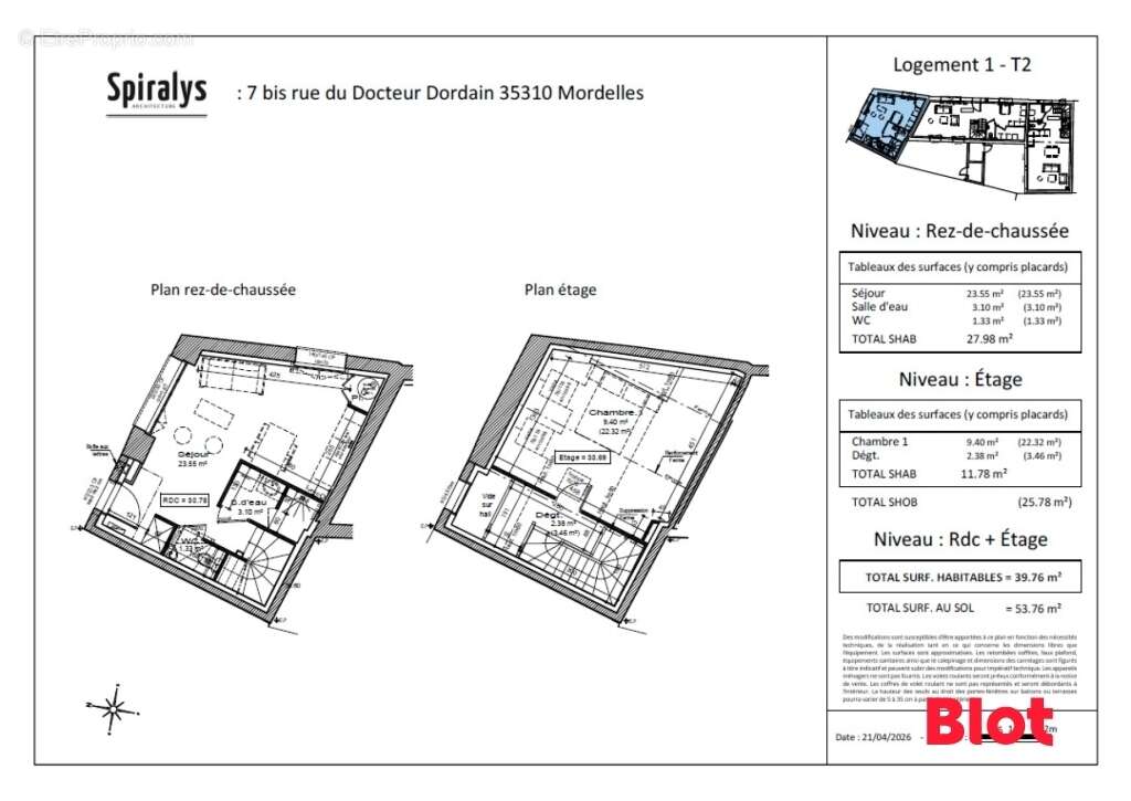 Maison à MORDELLES