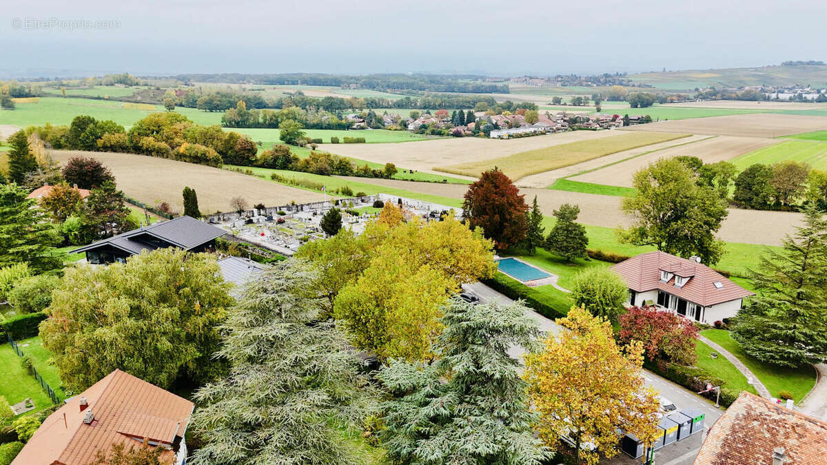 vue drone (4) - Terrain à SAINT-JULIEN-EN-GENEVOIS