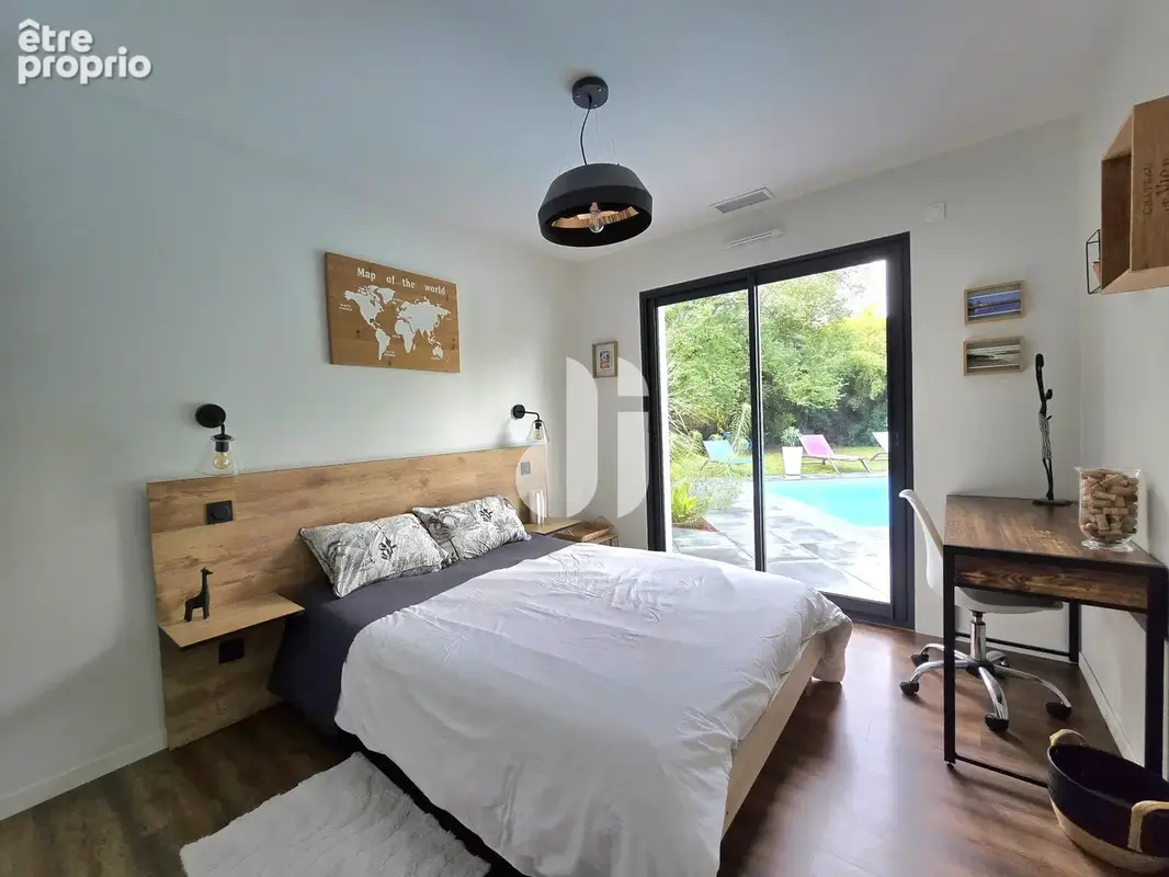 Maison contemporaine Gradignan plain pied 4 pièces 122 m2 avec piscine chauffée - photo 12