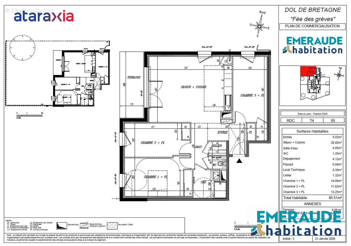 Appartement à DOL-DE-BRETAGNE