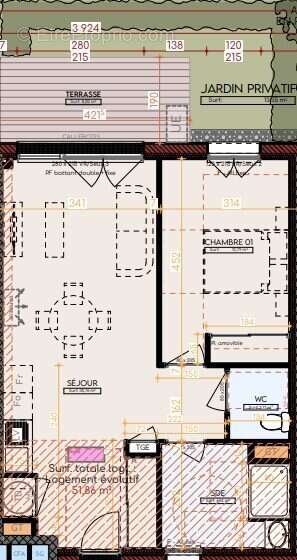 Appartement à TOURNEFEUILLE