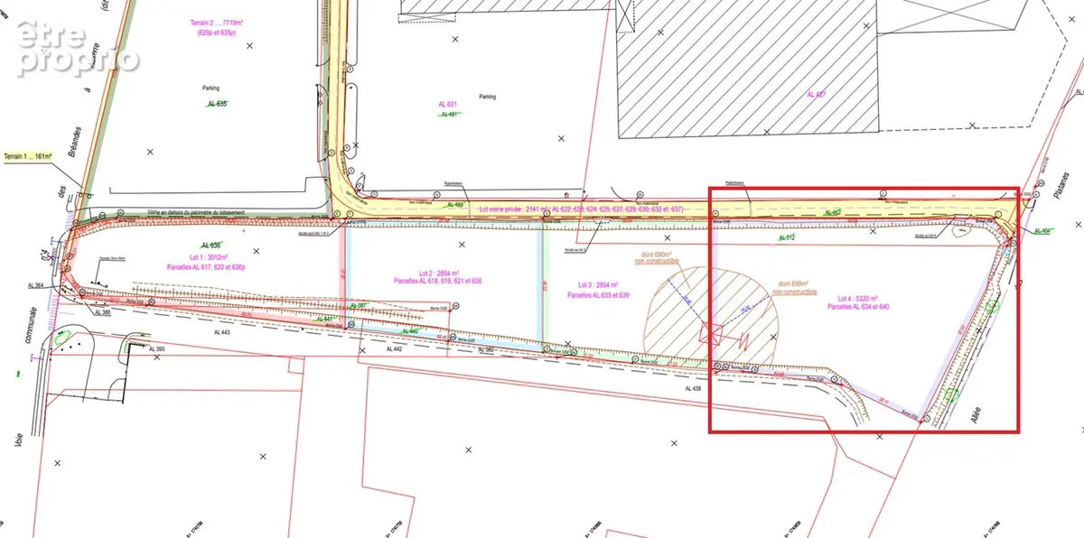 Zone commerciale perrigny auxerre - terrain constructible de m² - photo 4