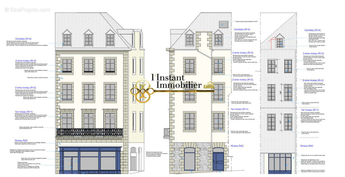 Morlaix - Place des Otages - Résidence Le Carroussel Appartement T2 modulable en T3 53 m2 - photo 7