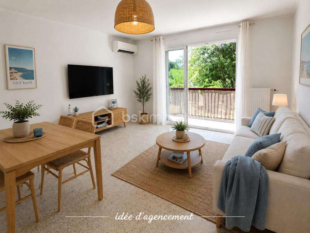  T2 Aix-en-Provence – Balcon, garage, parking et fort potentiel - photo 2