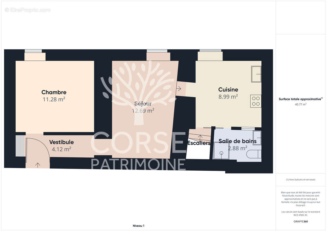 Appartement à CERVIONE