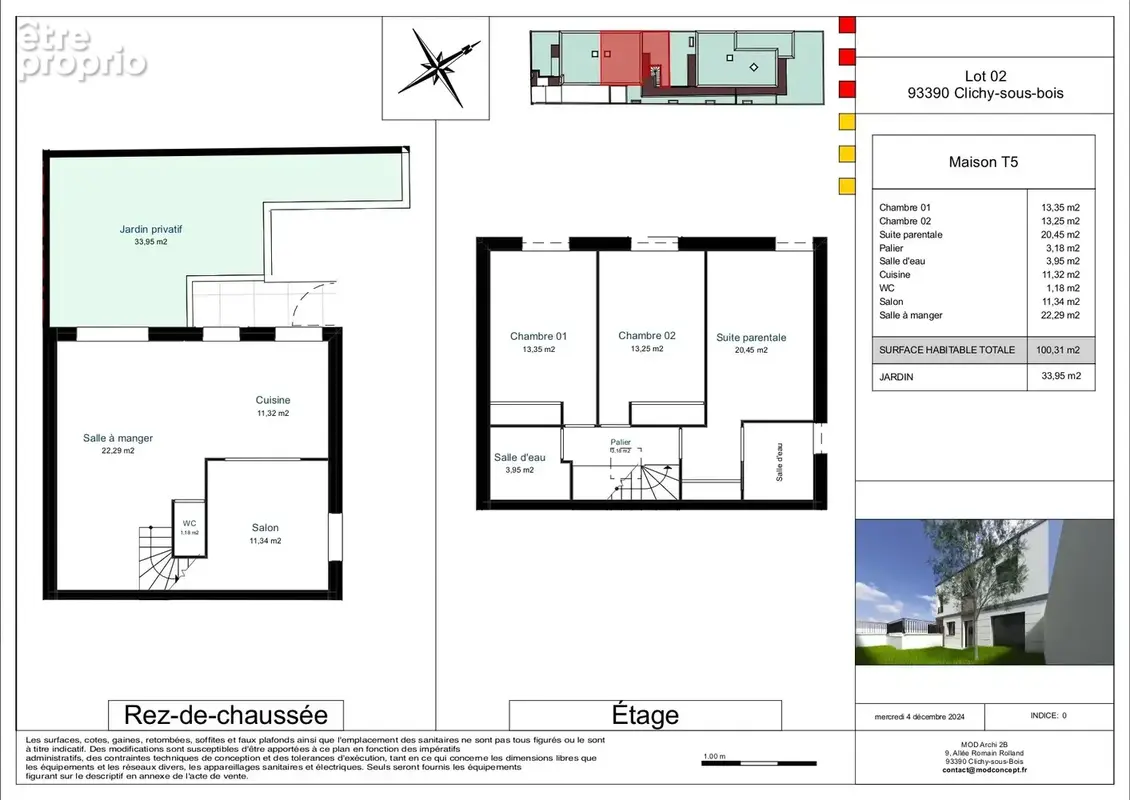 Maison 5 pièces 100 m² à vendre à Clichy-Sous-Bois (93390) - photo 2