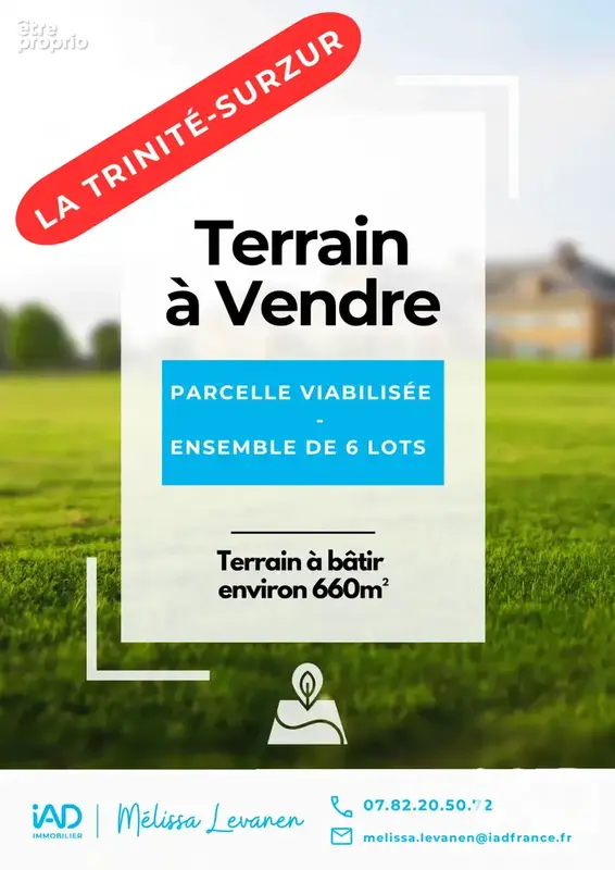 Photo 1 - Terrain à LA TRINITE-SURZUR