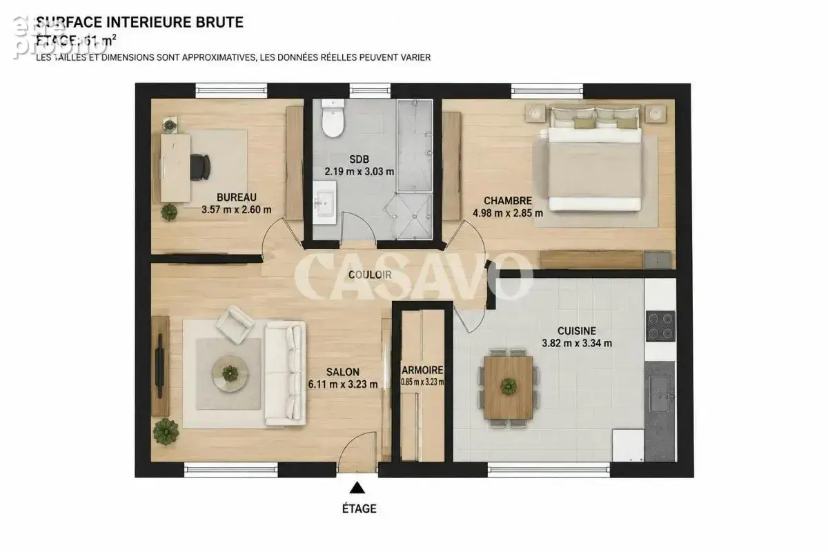 Vente Appartement 2 pièces de 62m² - 77400 Dampmart - photo 10