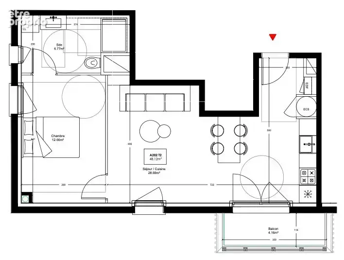 Appartement 2 pièces 48 m² à vendre à Pessac (33600) - photo 5