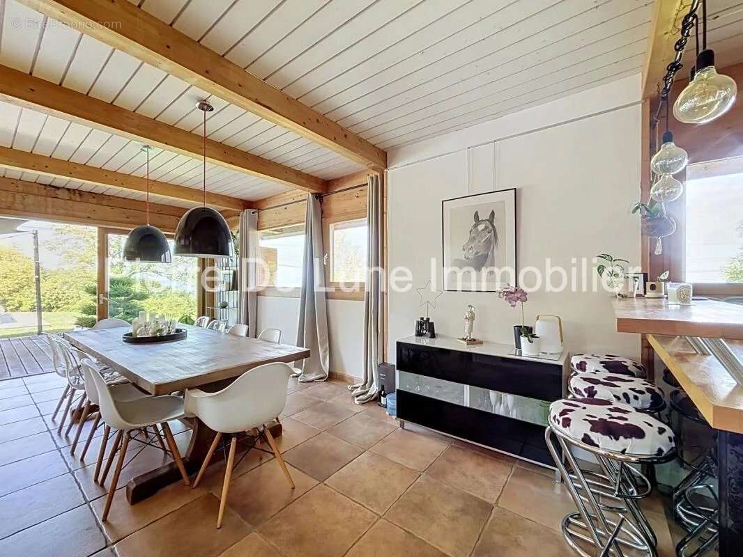 Trévignin – Maison d'exception en ossature bois avec vue dominante, piscine et panorama sur les montagnes - photo 9