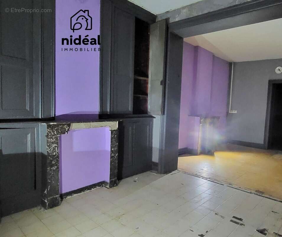 séjour coté cuisine - Maison à CAUDRY