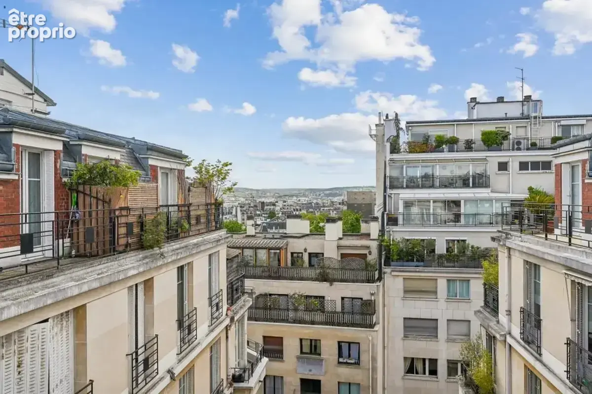 Appartement à vendre 2 pièces - auteuil / jasmin - paris xvième -  dernier étage – grand balcon – vue dégagée - photo 6