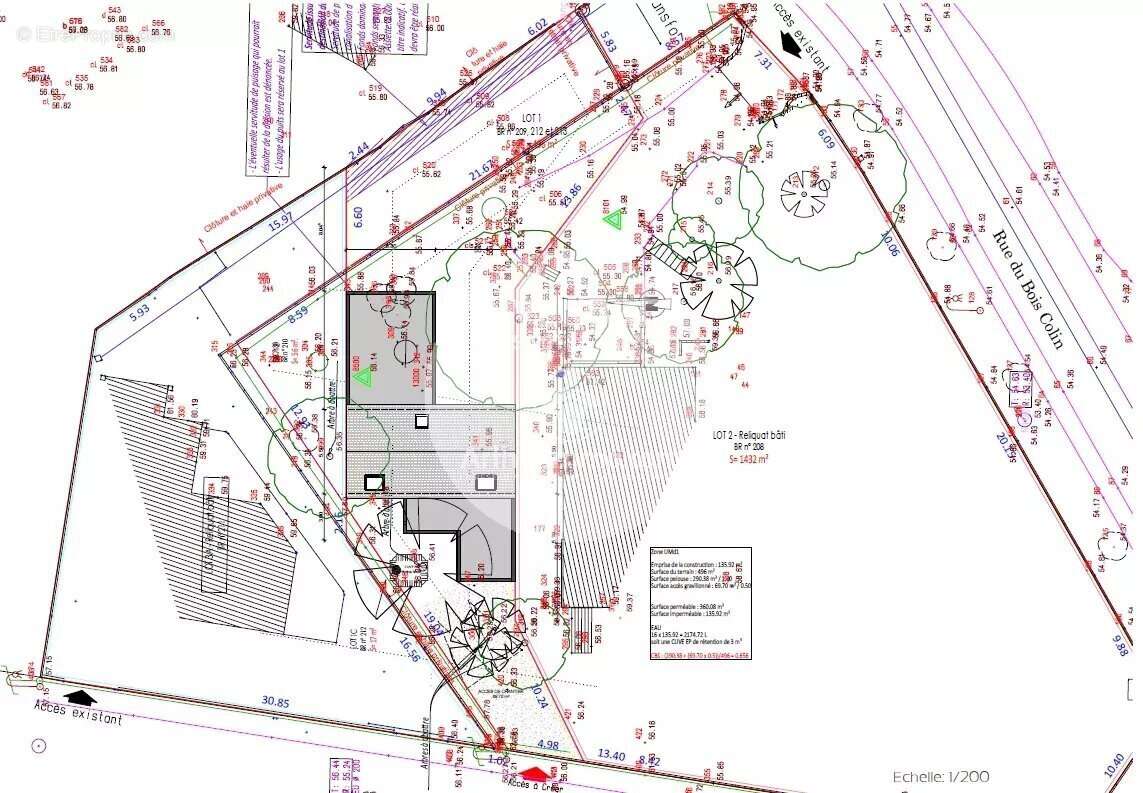 Terrain 495 m²  1er rideau – Sautron bourg Cormier - photo 4