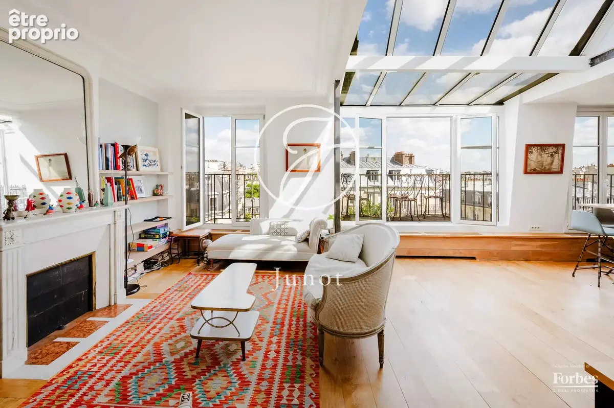 Paris 16e - VILLAGE D'AUTEUIL - Appartement - 5 pièces - 111,83m² Carrez - 127,59m² au sol - 3/4 chambres - Balcon - Derniers ét - photo 4