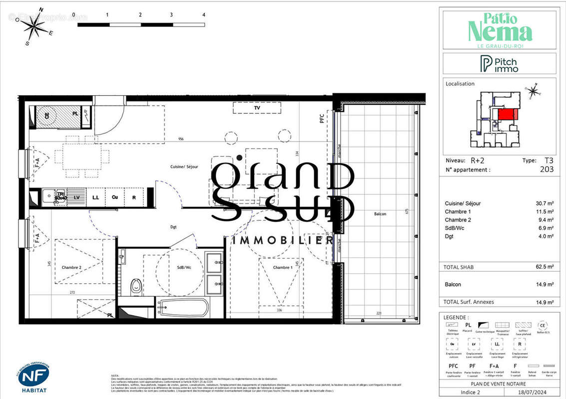 Appartement à LE GRAU-DU-ROI
