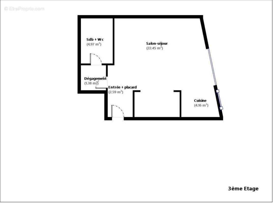 Appartement 35 m² à Boulogne-Billancourt  - photo 8