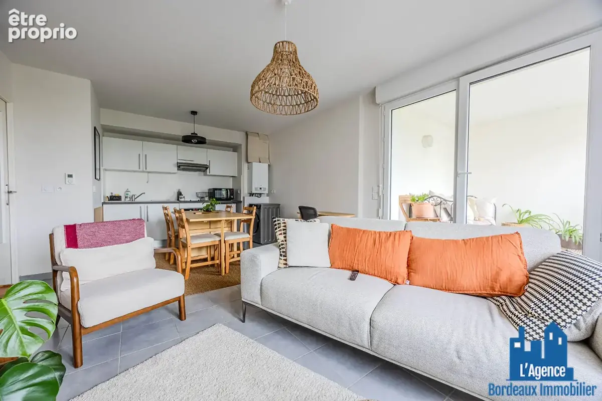Exclusivité !!!  villenave d'ornon - appartement type 2 de 45 m² avec terrasse loggia et une place de parking couvert. michaël v - photo 4