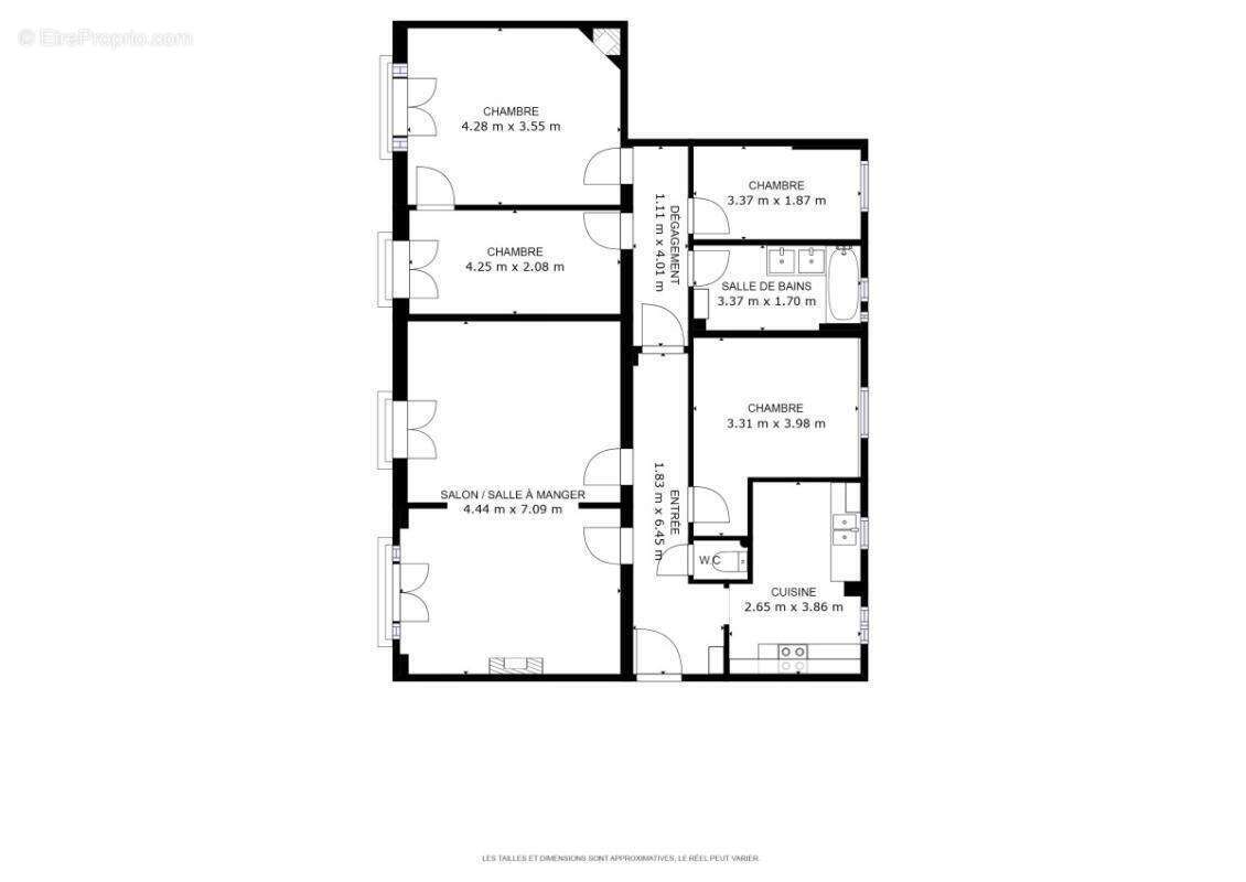 Appartement à COURBEVOIE