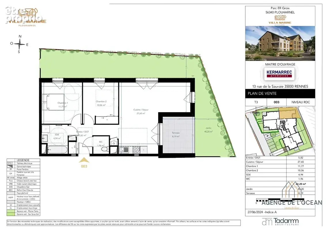 Appartement t3 - villa marine - photo 2