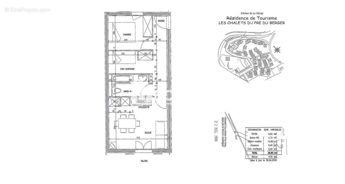 Appartement à LES DESERTS