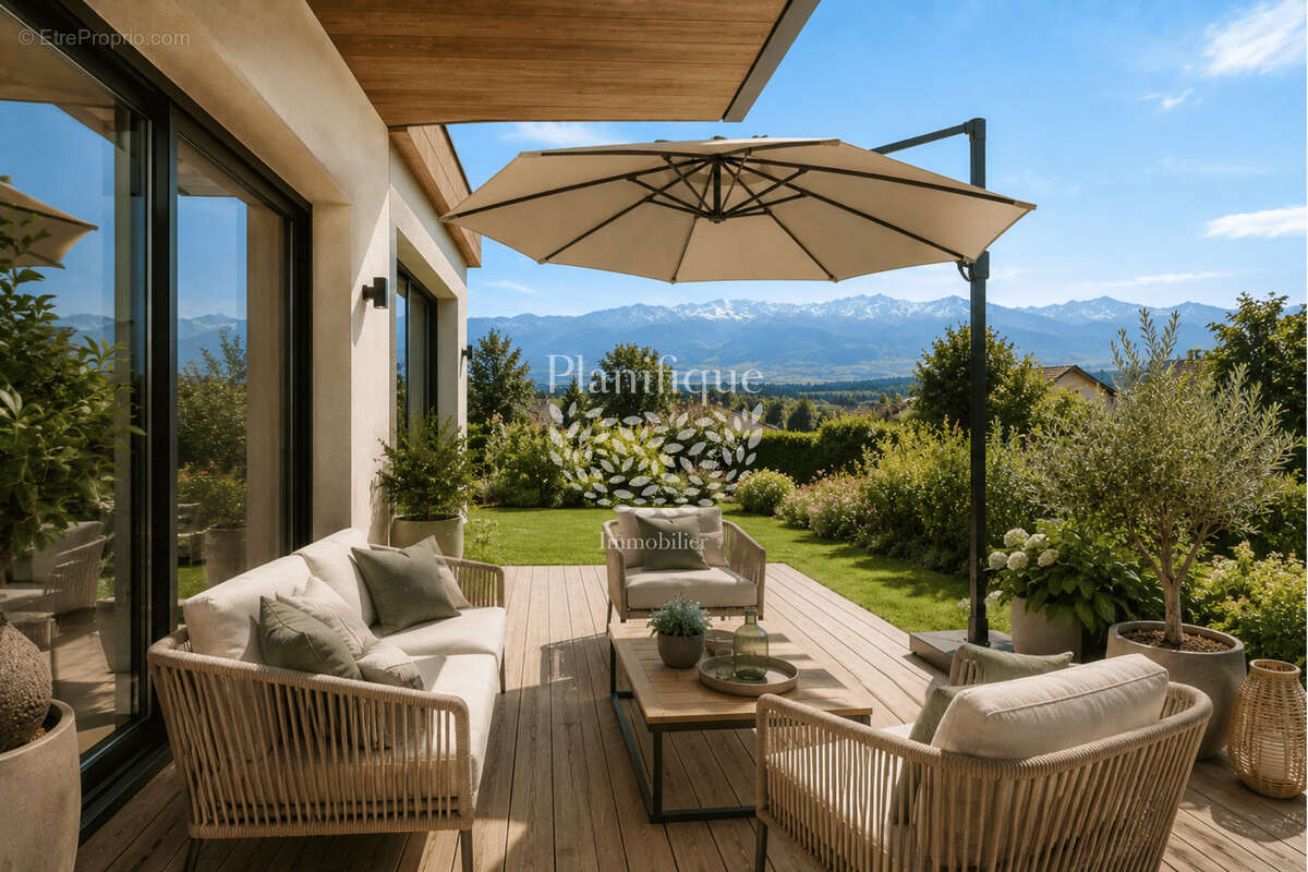 Vue sur les Alpes à Sciez   Villa T4 avec jardin privatif et prestations haut de gamme - photo 11