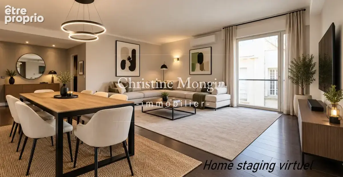 3/4 Pièces en parfait état de 87m2 avec balcon de 11,6m2 et parking double Boulevard de la Saussaye - photo 3