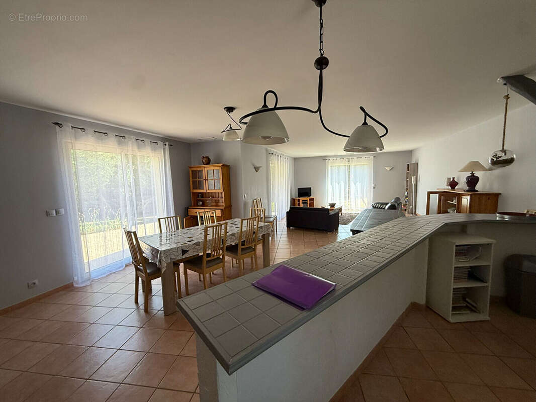 Maison plain-pied Montlegun 190 m² sur vaste terrain arboré avec terrasse et garage indépendant - photo 11