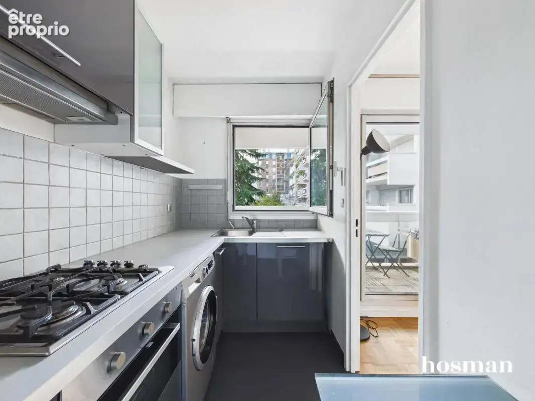 Appartement T1 de 31 m² avec grand balcon de 9m² - Lumineux et calme - Rue Petit, Paris 19ème - photo 9