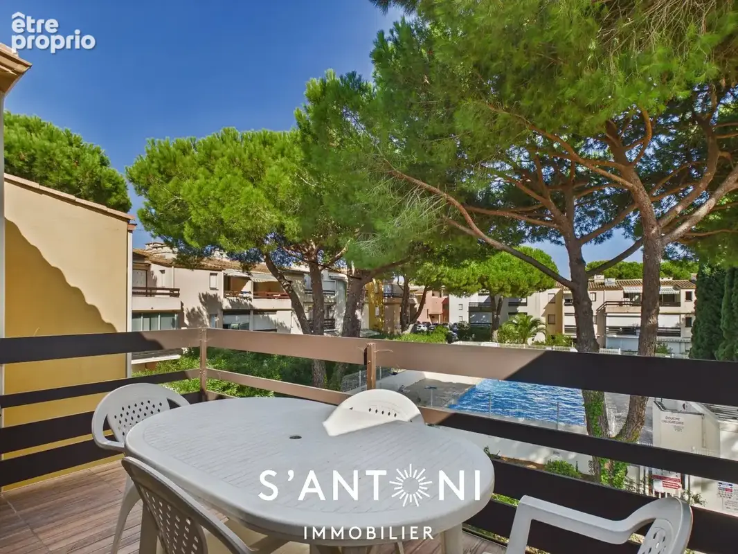 Le grau d'agde  t2 avec terrasse, piscine et parking  plage à 500 m - photo 3
