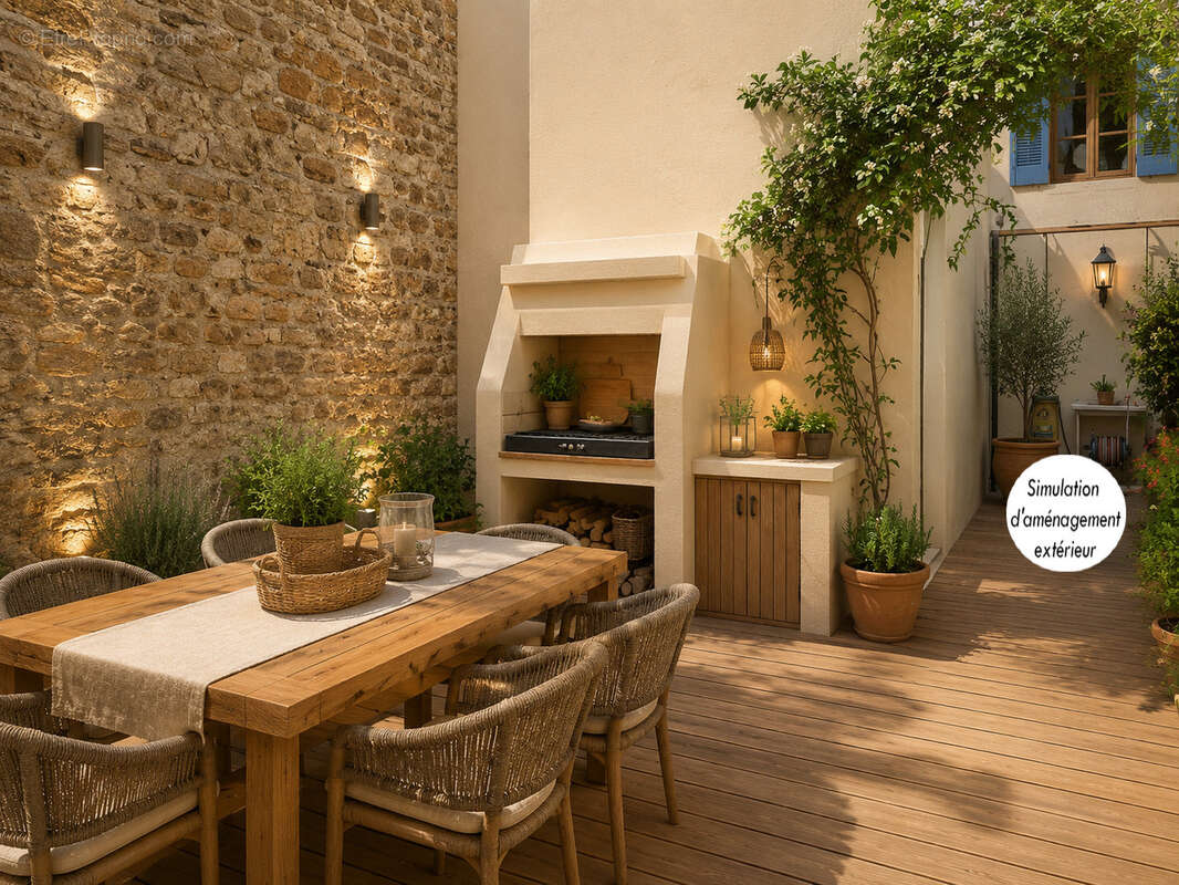 COUP DE CŒUR   Charmante maison de village avec jardin, garage et terrasse au cœur de Cabestany - photo 4