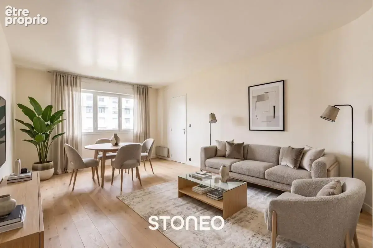 Appartement 4 pièces traversant à 100m du métro - photo 2