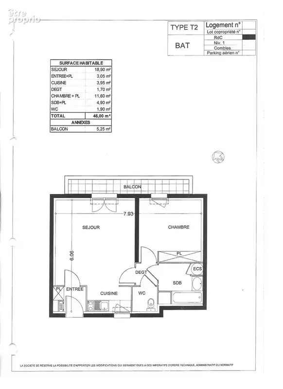 Appartement 2 pièces 46 m² à vendre à Bethune (62400) - photo 8