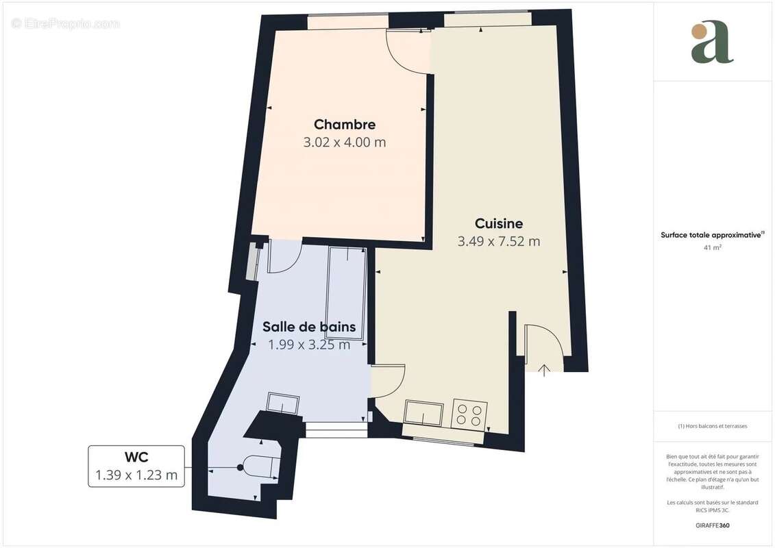 Appartement à LYON-1E